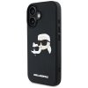Etui Karl Lagerfeld HC 3D Rubber Double  Heads do iPhone 16 czarny